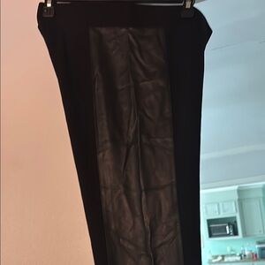 Cabi side pleather leggings